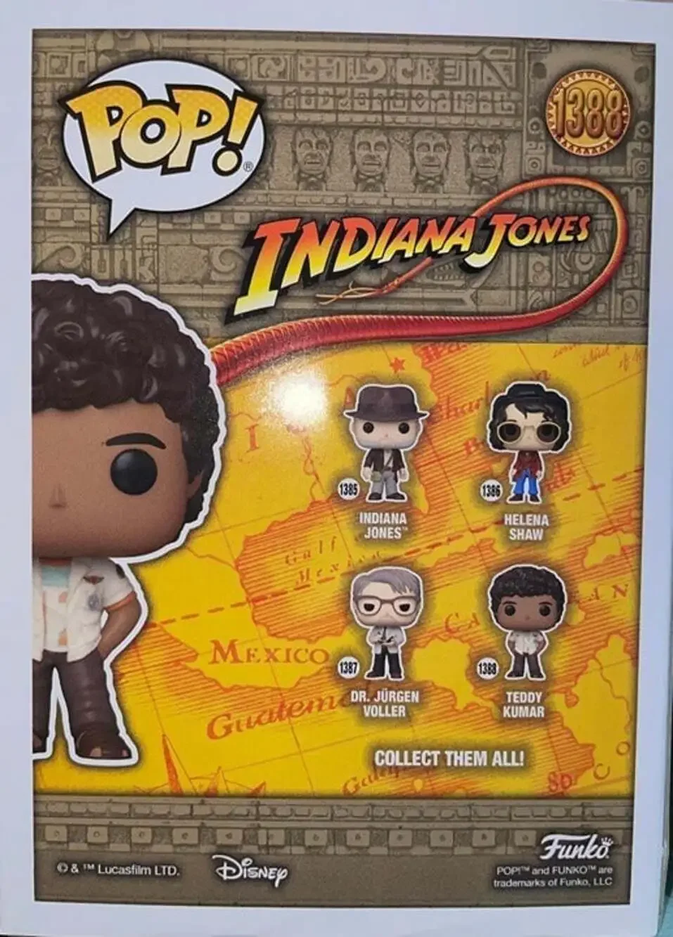 *NEW/MINT* FUNKO POP! Indiana Jones Dial of Destiny Teddy Kumar #1388~ FREE SHIP